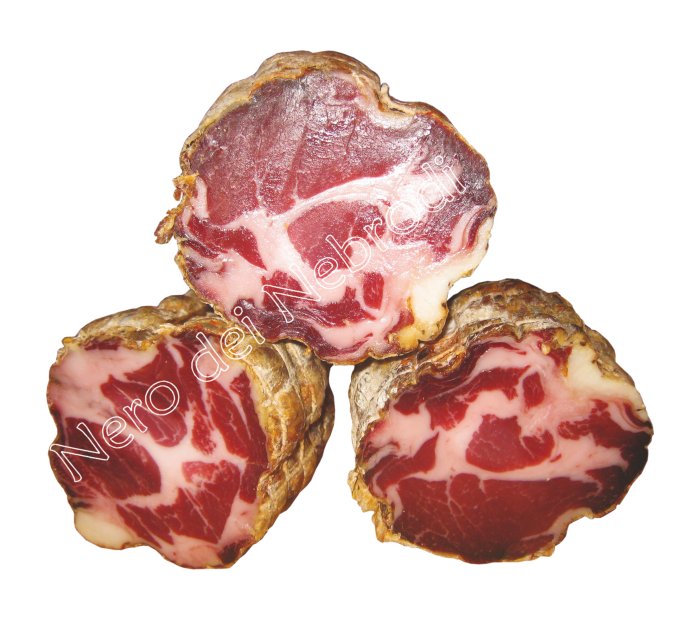 Coppa de porc noir des Nébrodes 